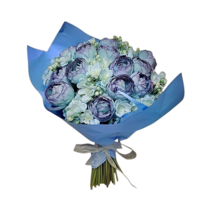 זר פרחים סינתטי