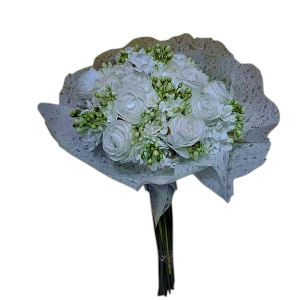 זר פרחים סינתטי