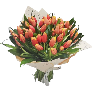 זר טוליפ כתום