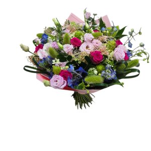 זר פרחים ברבור