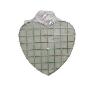 ספוג לסידור פרחים לב 19*19